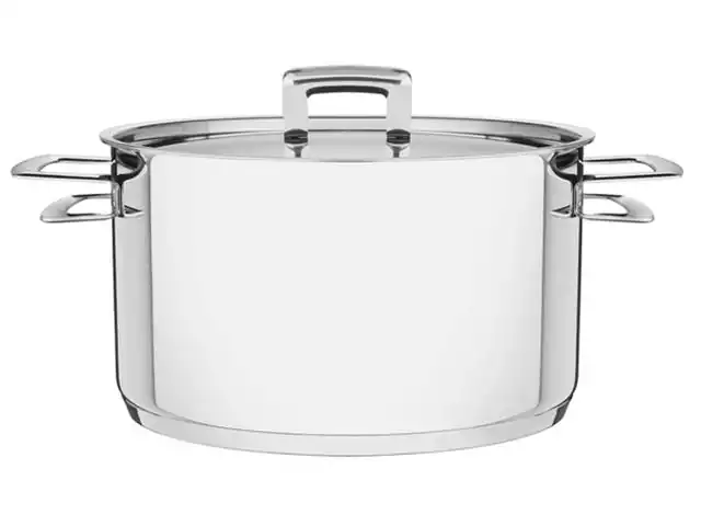 Caçarola Funda em Aço Inox Tramontina Brava 24cm