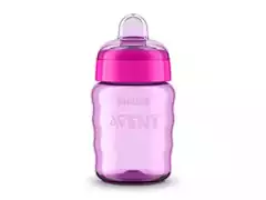 Copo Easy Sip Cup Com Bico de Silicone Philips Avent Rosa 260mL - 1