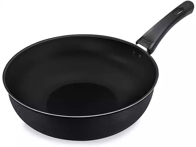 Frigideira Wok Fortaleza Black sem Tampa 28CM