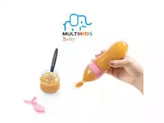Colher Dosadora Multikids para Papinha Funny Meal Rosa - 3