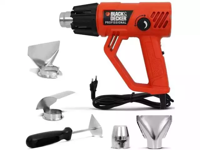 Soprador Térmico Black & Decker 1800W com 5 Peças