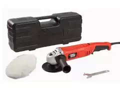 Politriz Elétrica Profissional 600W Black & Decker com Maleta