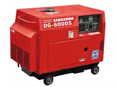 Gerador DG-6000S diesel 5,0kw fechado mot 10hp 406cc