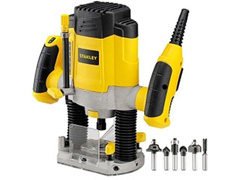 Tupia Elétrica de Coluna Profissional Stanley 1200W com 6 Fresas - 0