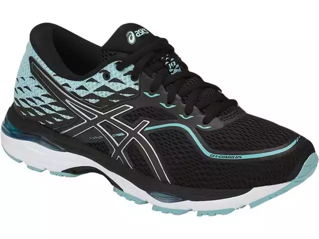 Tênis Asics Gel-Cumulus 19 Black/Porcelain Fem 