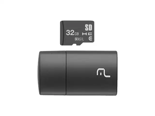 Pen Drive 2 em 1 Multilaser Classe 4 Micro Sd 32Gb