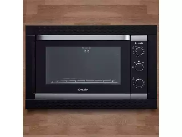 Forno Elétrico de Embutir Decorato 44 Litros Preto