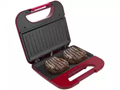 Grill e Sanduicheira Britânia Toast BGR01V Vermelho 750W - 3