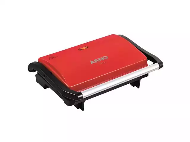 Grill e Sanduicheira Arno Compact Uno Vermelha 760W