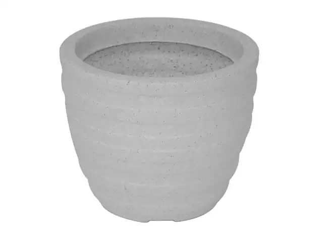 Vaso Inca Tramontina Basic em Polietileno 24 cm Mármore