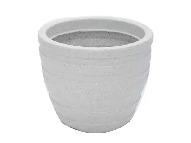 Vaso Inca Tramontina em Polietileno 38 cm Mármore