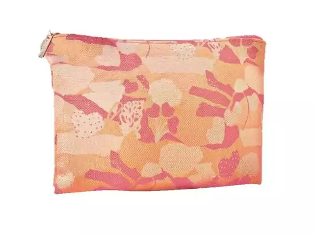 Necessaire Estampada Natura Tododia Flor de Pêssego