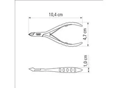 Alicate de Cutícula Tramontina em Aço Inox - 3