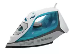 Ferro de Passar Black&Decker à Vapor Branco e Azul