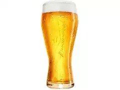 Jogo de Copos de Vidro para Cerveja Budweiser 2 Unidades de 400ml - 1