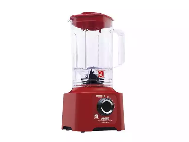 Liquidificador Arno Power Max Limpa Fácil Vermelho 700W