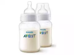 Kit 2 Mamadeira Anti-Colic Philips Avent Transparente 260 ml