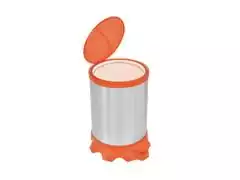 Lixeira Inox Tramontina Sofie Orange com Pedal 5 Litros - 2