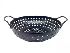 Panela Wok para Grelhar na Churrasqueira Prana Antiaderente 28CM - 0