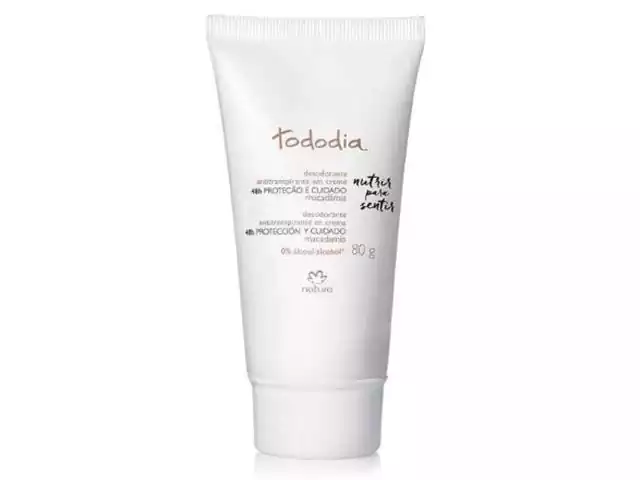 Desodorante Antitranspirante em Creme Natura Tododia Macadâmia 80G