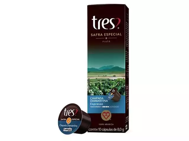 Cápsulas Três Corações Café Espresso Safra Especial Chapada Diamantina