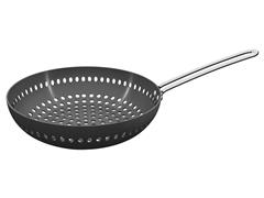 Grelha Wok Furada Tramontina Churrasco Anodizado com Cabo 26CM