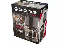 Cafeteira Elétrica Cadence Urban Pop Vermelha e Preta 1,2 Litros - 5