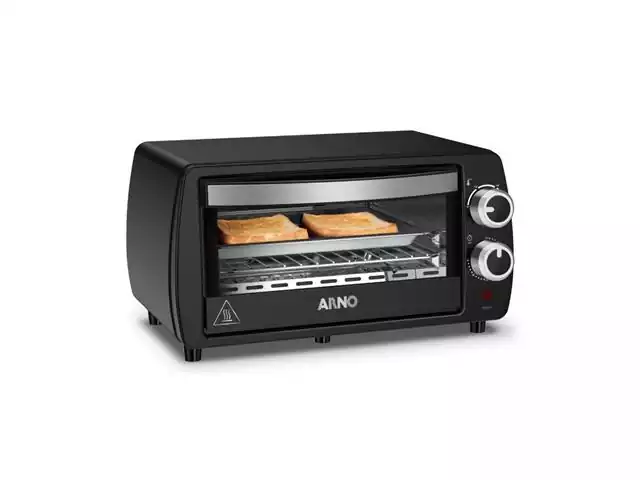 Forno Elétrico Arno Turbo Quartzo 10 Litros Preto