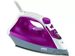 Ferro a Vapor Elétrico Arno Steamgliss Base Cerâmica Rosa - 0