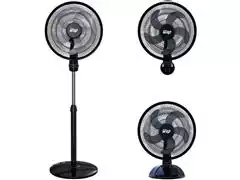 Ventilador 3 em 1 WAP Rajada Turbo W130 50cm 5 Pás Preto - 0