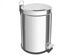 Lixeira com Pedal Tramontina Aço Inox 12 Litros - 0