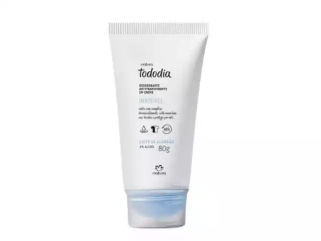 Desodorante Antitranspirante Invisível Natura TodoDia Algodão 80G