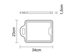Tabua de Corte Tramontina Retangular - 1