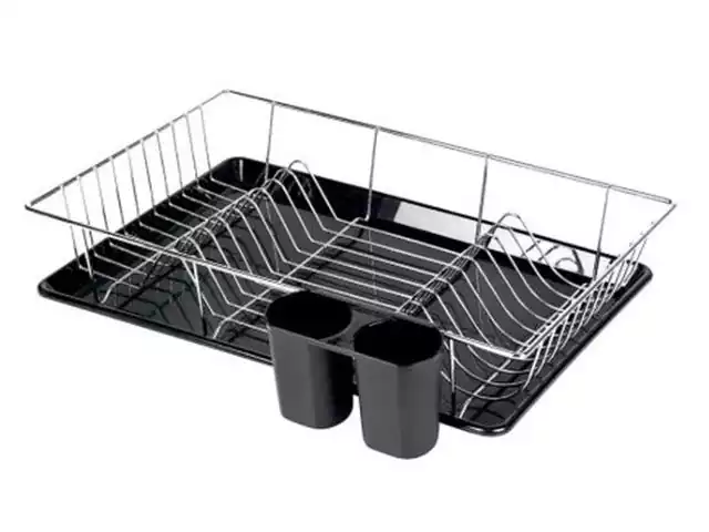 Escorredor de Louças Mor Preto 18 Pratos