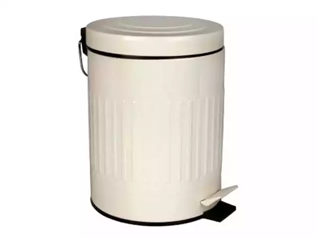 Lixeira Mor Retrô 5 Litros Bege