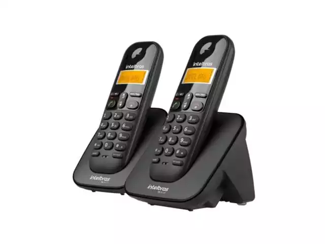 Combo Telefone sem Fio Digital com Ramal Intelbras TS 3112 Preto