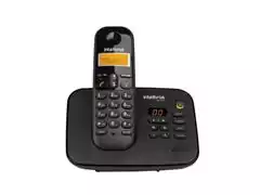 Telefone sem Fio Digital Secretária Eletrônica Intelbras TS 3130 Preto