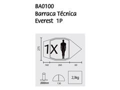 Barraca Técnica de Camping Guepardo Everest para 1 Pessoa - 2