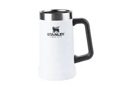 Caneca Térmica de Cerveja Stanley Branca 709ML - 0