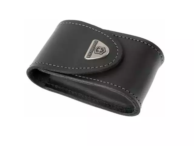 Bainha de Couro Victorinox Preta Media