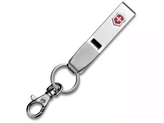 Chaveiro Victorinox Multiclip em Aço Inoxidável com Mosquetão