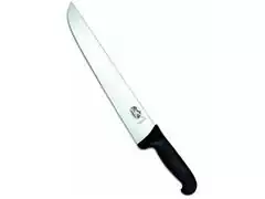 Faca Profissional Victorinox para Churrasco cabo Fibrox Preta 31CM