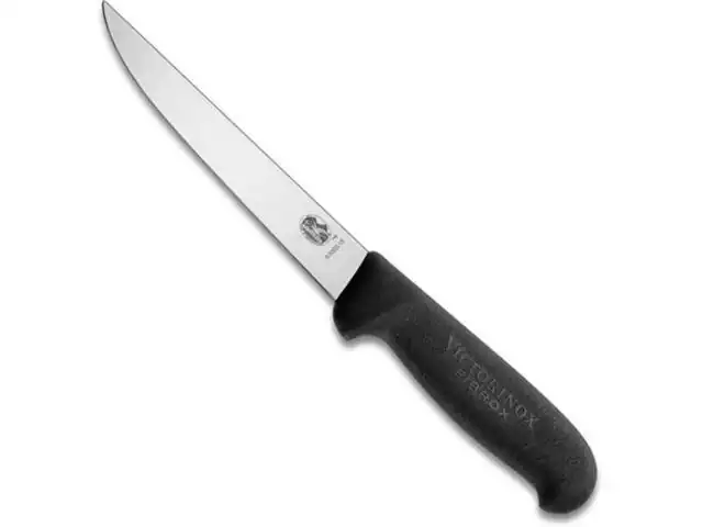 Faca para Desossar Victorinox cabo Fibrox Preto 15CM