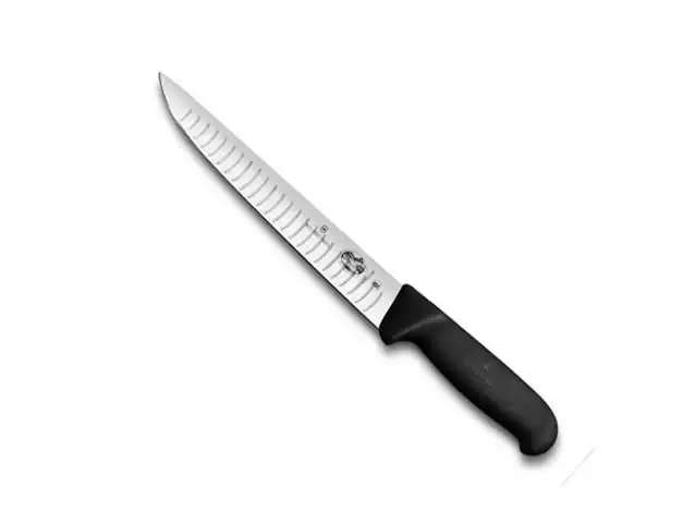 Faca Profissional Victorinox com Sulcos Preta 20CM