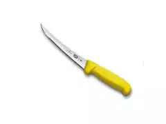 Faca para Desossar Victorinox Lâmina Curva cano Fibrox Amarelo 15CM