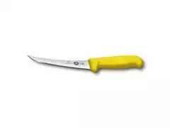 Faca para Desossar Victorinox Lâmina Curva cano Fibrox Amarelo 15CM - 1