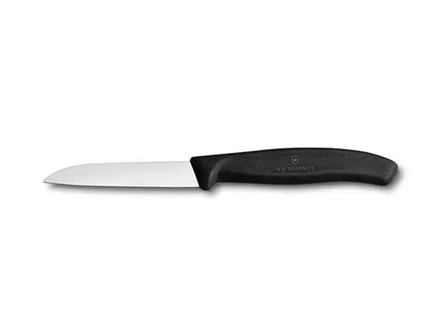 Faca Victorinox Swiss Classic Lâmina Lisa Preta 8CM