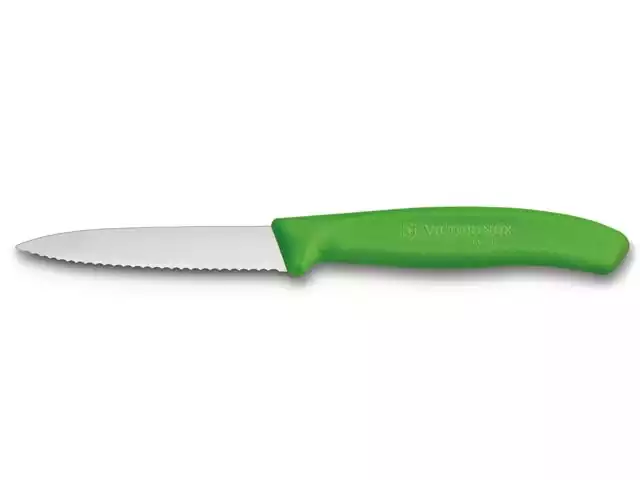 Faca Victorinox Swiss Classic Lâmina Serrilhada Verde 8CM