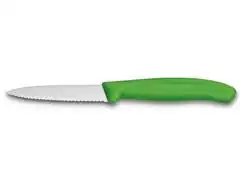 Faca Victorinox Swiss Classic Lâmina Serrilhada Verde 8CM