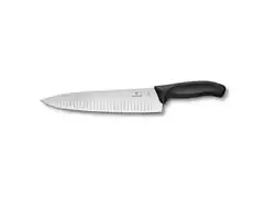 Faca com Sulcos Victorinox Swiss Classic Preta 25CM
